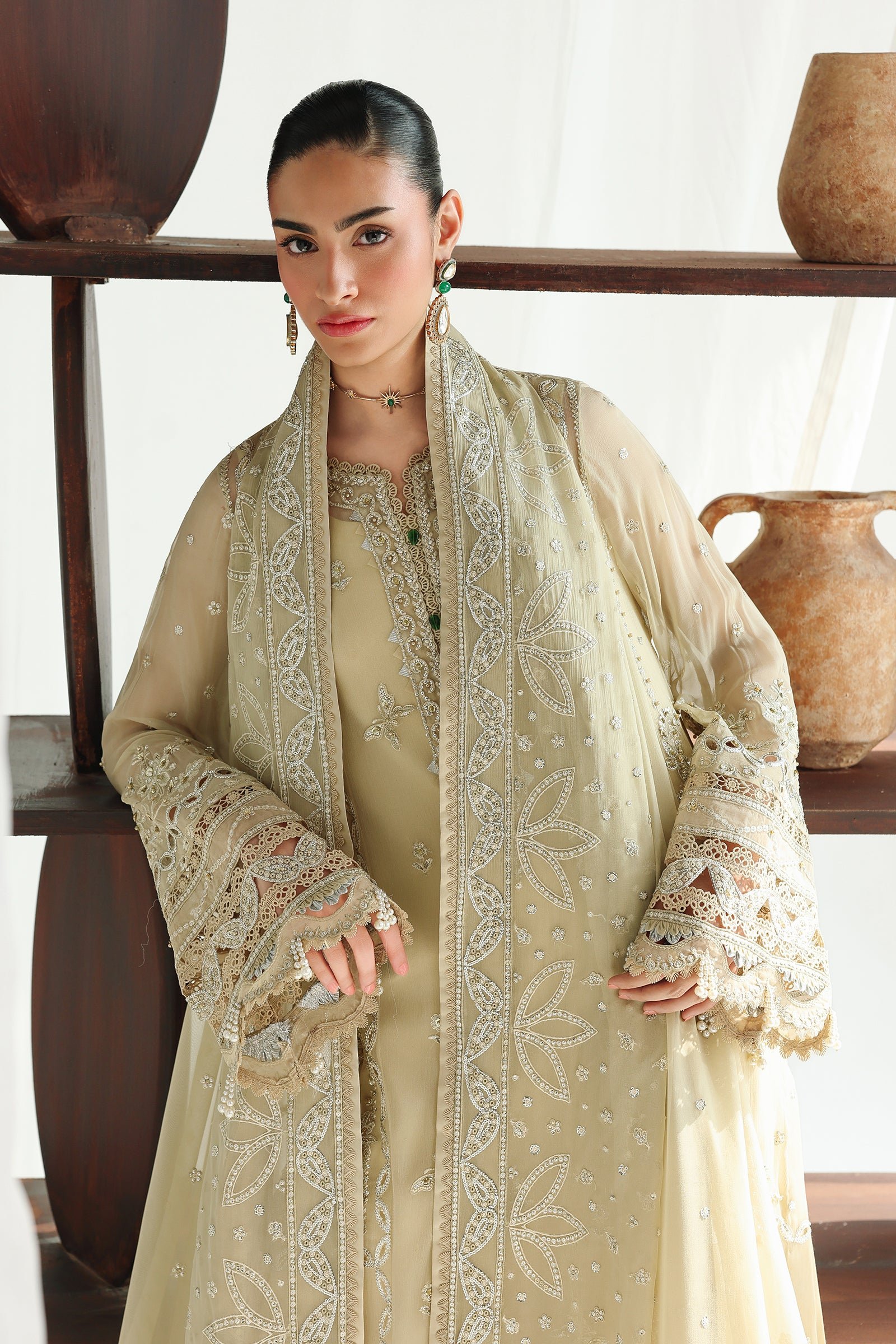 Qalamkar Chiffon Collection QCC-01 DEENA - Image 4