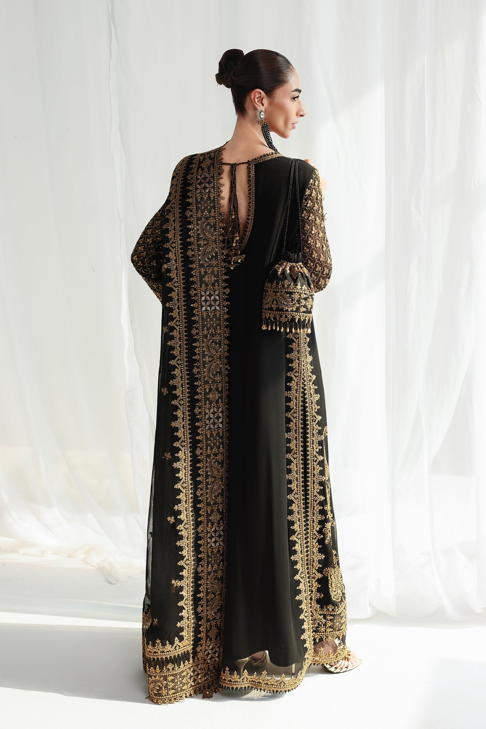 Qalamkar Chiffon Collection QCC-06 WALIYA - Image 3