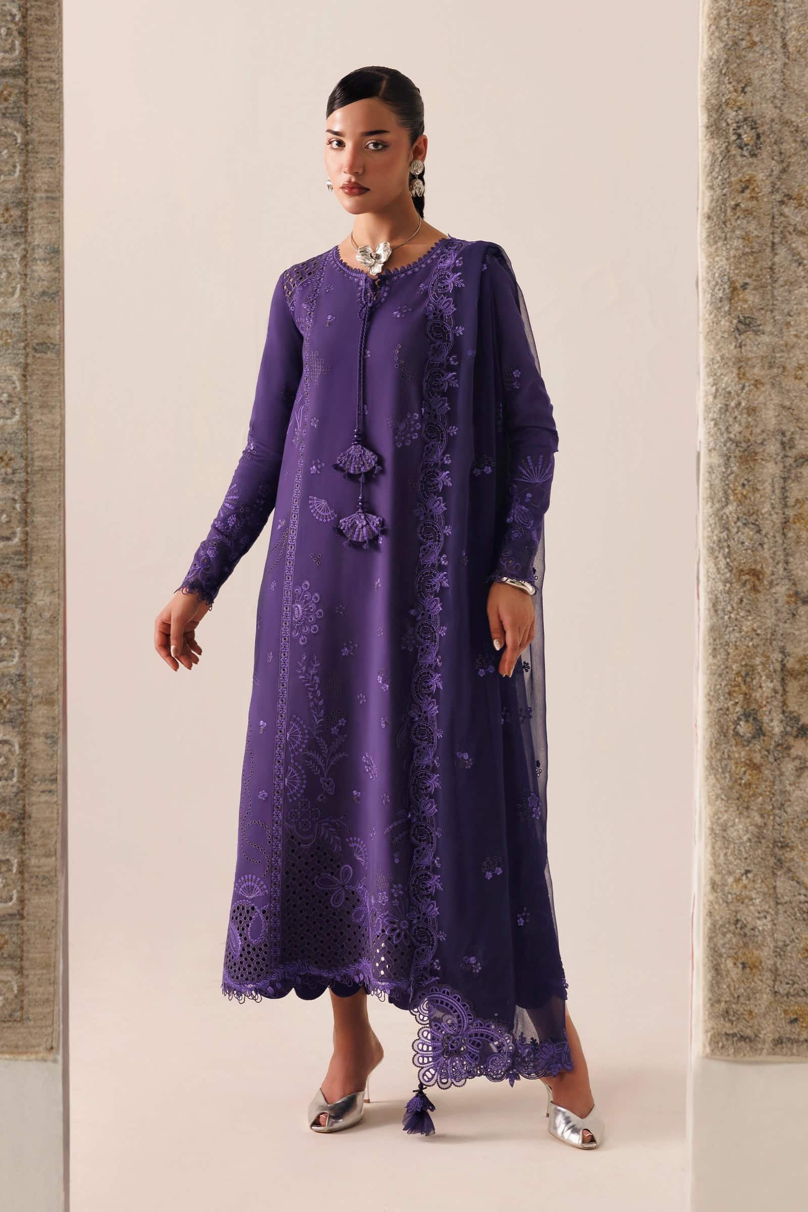 Qline Linen ’26 Qalamkar | QLW-05 ZEEMAL