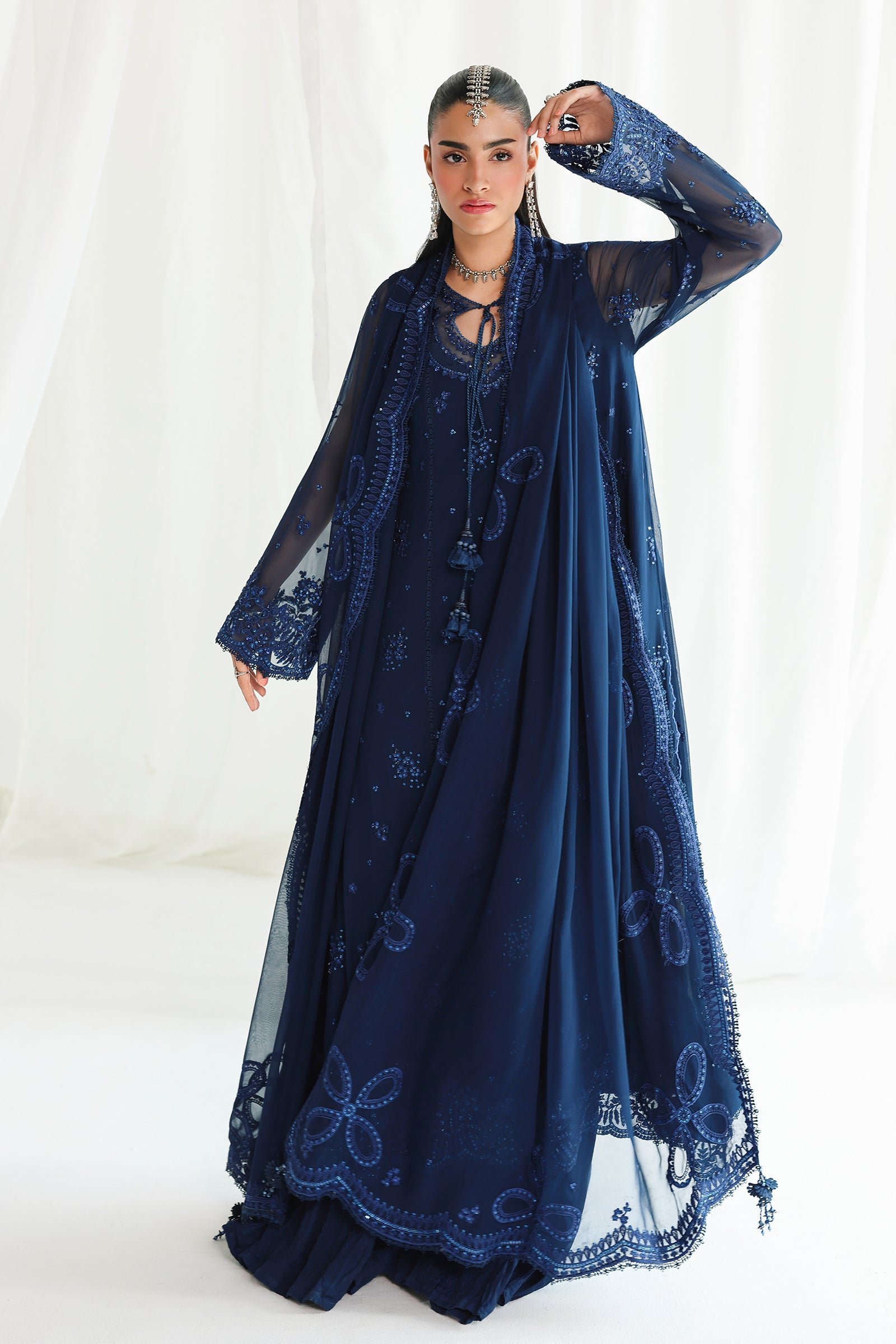 Qalamkar Chiffon Collection QCC-02 SHIREEN - Image 3