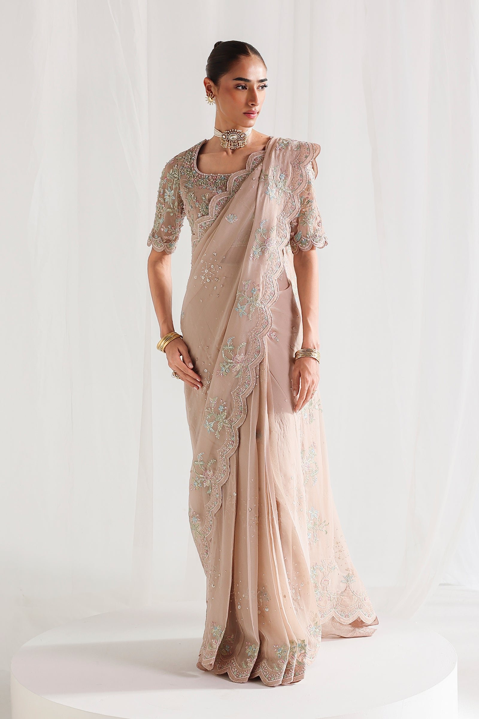 Qalamkar Chiffon Collection QCC-04 NOVERA