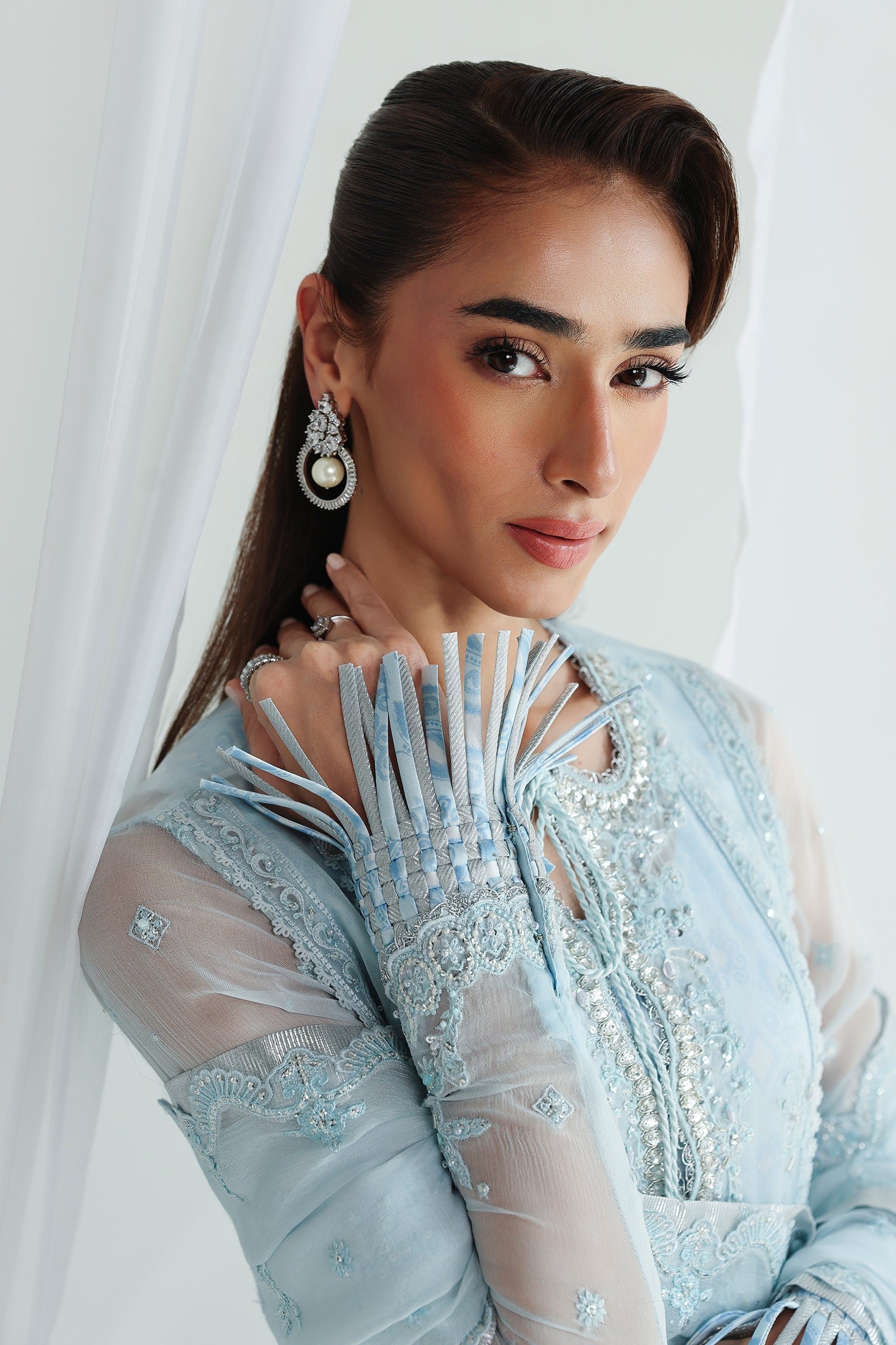 Qalamkar Chiffon Collection QCC-08 SONA