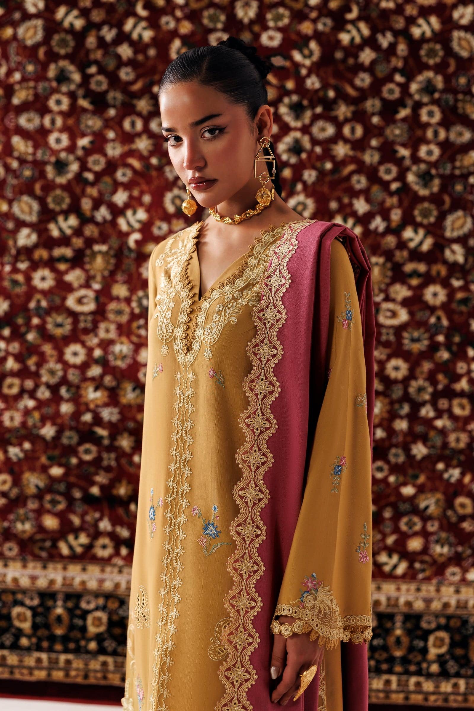 Qline Linen ’26 Qalamkar | QLW-06 NYRA