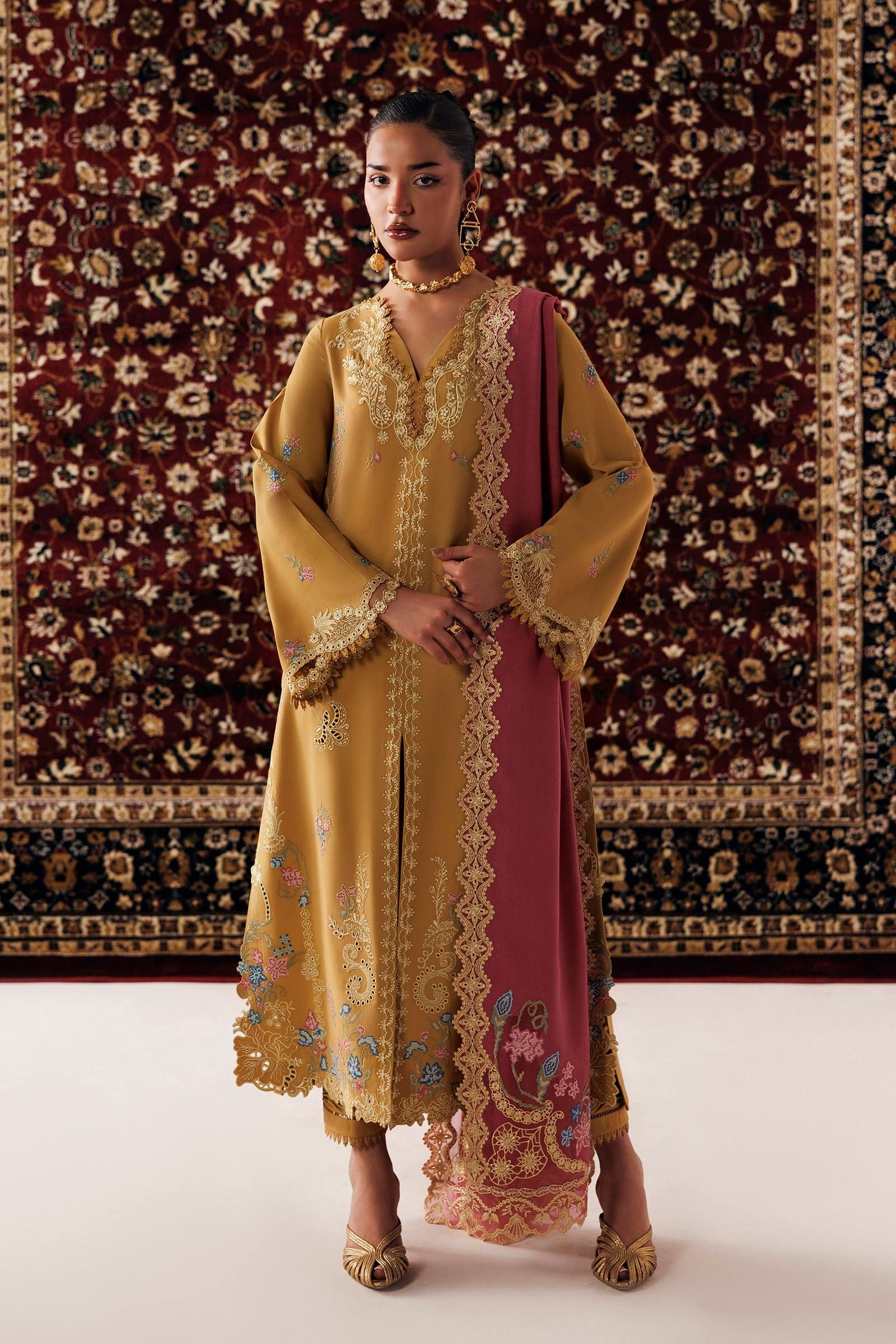 Qline Linen ’26 Qalamkar | QLW-06 NYRA - Image 4