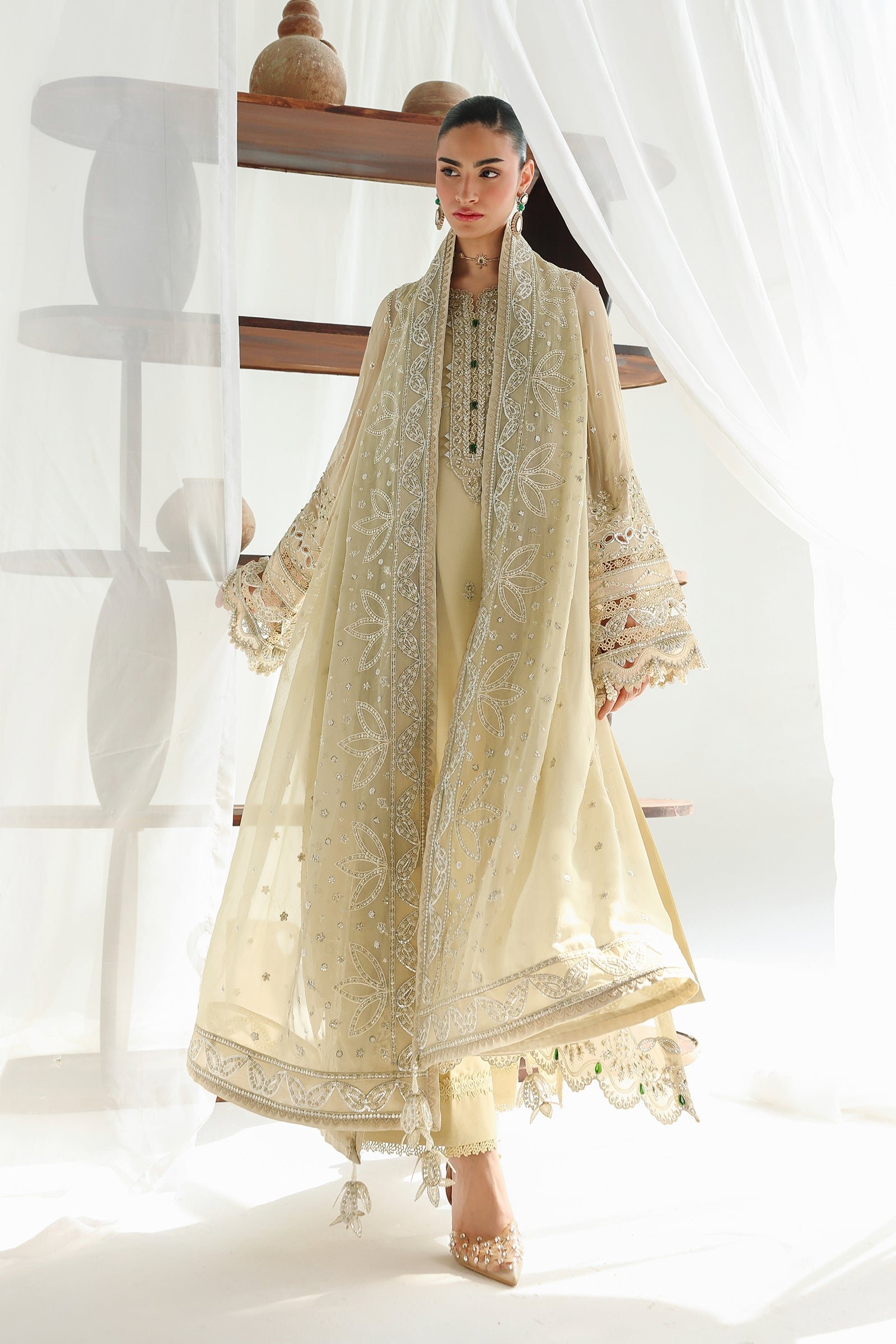 Qalamkar Chiffon Collection QCC-01 DEENA - Image 2