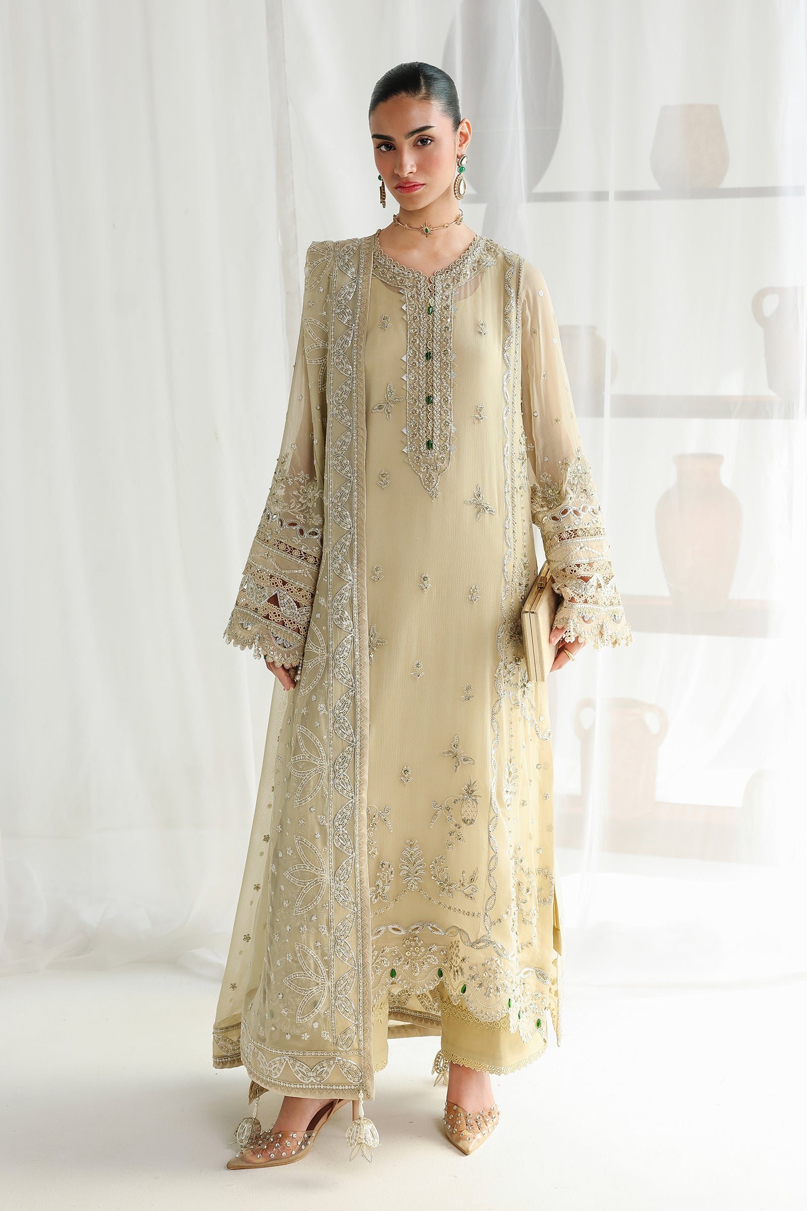 Qalamkar Chiffon Collection QCC-01 DEENA