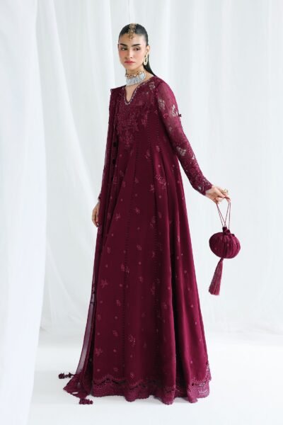 Qalamkar Chiffon Collection QCC-03 WAFA