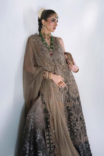 Maria B Mbroidered BD-3102 3 Piece Unstitched Embroidered Chiffon Suit